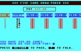 Screenshot for 5 Card Draw Poker
