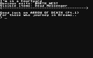 Screenshot for Adventure 3 - Arrow of Death I