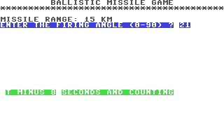Screenshot for Ballistic Missiles