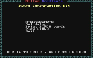 Screenshot for Bingo Construction Kit