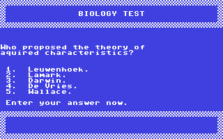 Screenshot for Biology Test - 'O' Level