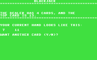 Screenshot for Blackjack