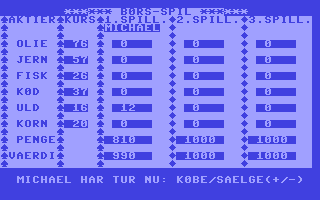 Screenshot for Børs-Spil
