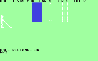 Screenshot for C64 Golf