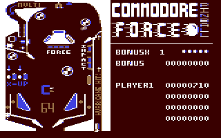Screenshot for Commodore Force Pinball