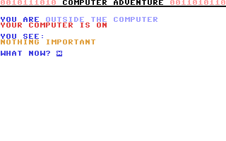 Screenshot for Computer Adventure