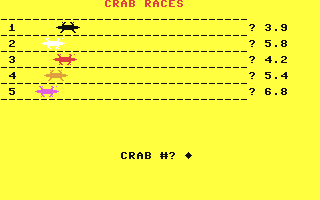 Screenshot for Crab Races