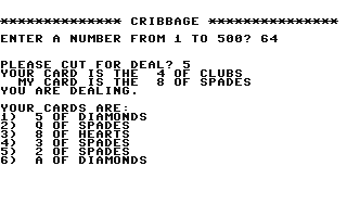 Screenshot for Cribbage