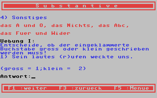 Screenshot for Deutschstunde 1, Die