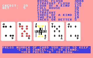 Screenshot for Draw Poker