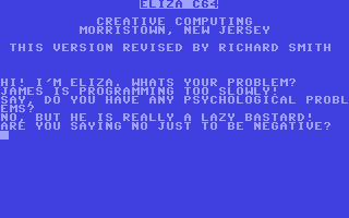 Screenshot for Eliza