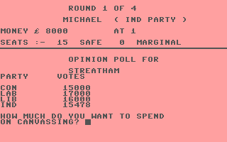 Screenshot for Election Game, The