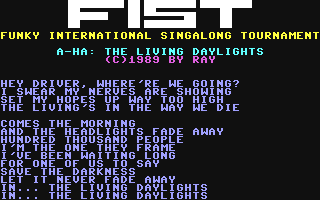 Screenshot for FIST - First International Singalong Tournament