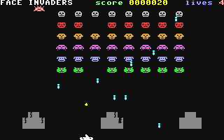 Screenshot for Face Invaders