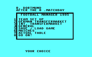 Screenshot for Football Manager 95