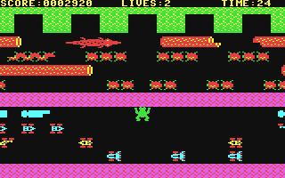 Screenshot for Frogger 64