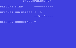 Screenshot for Galgenmännchen