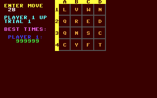 Screenshot for Game of Scramble, The