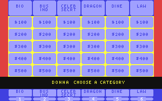 Screenshot for Jeopardy! II - New Second Edition