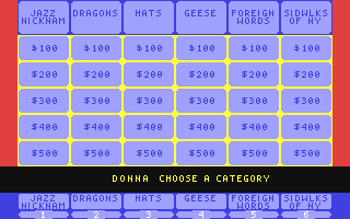 Screenshot for Jeopardy! II - The Second Edition