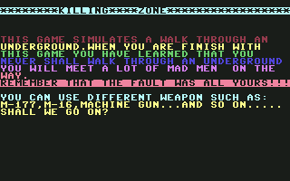 Screenshot for Killing Zone