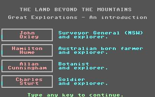 Screenshot for Ladders to Learning - Explorers IV - The Land Beyond the Mountains