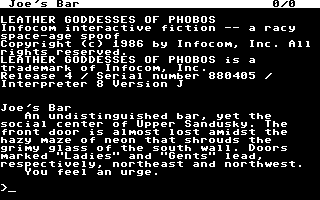 Screenshot for Leather Goddesses of Phobos