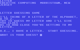 Screenshot for Letter