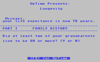 Screenshot for Longevity