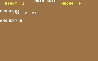 Screenshot for Math Drill