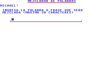 Screenshot for Mezclador de Palabras