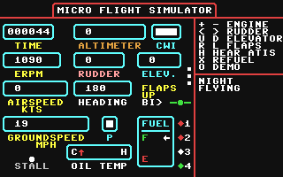 Screenshot for Micro Flight Simulator