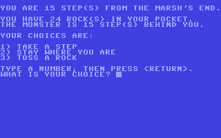 Screenshot for Monster in the Marsh, The