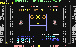 Screenshot for Noughts and Crosses
