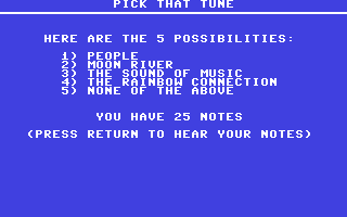 Screenshot for Pick That Tune