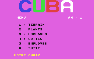 Screenshot for Plantation de CUBA