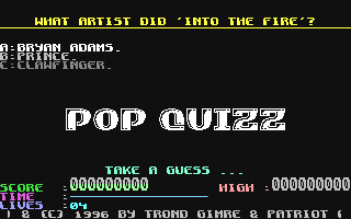 Screenshot for Pop Quizz [Preview]