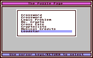 Screenshot for Puzzle Page #085, The
