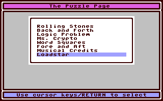 Screenshot for Puzzle Page #105, The