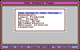Screenshot for Puzzle Page #121, The