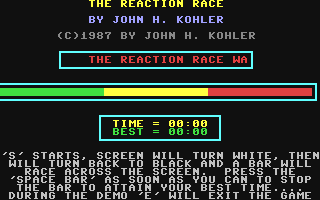 Screenshot for Reaction Race, The