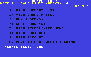 Screenshot for Shareholder
