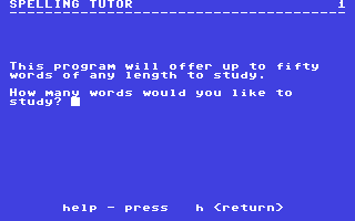 Screenshot for Spelling Tutor