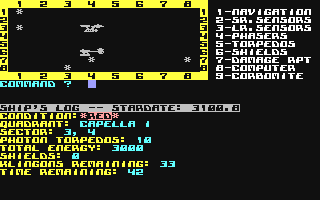 Screenshot for Star Trek - The Computer Game
