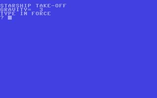 Screenshot for Starship Take-Off