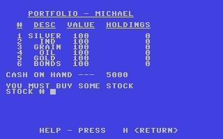 Screenshot for Stock
