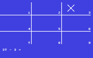 Screenshot for Substraction Tic Tac Toe
