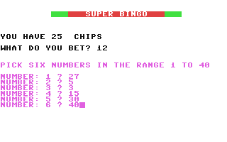 Screenshot for Super Bingo
