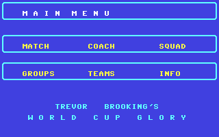 Screenshot for Trevor Brooking's World Cup Glory