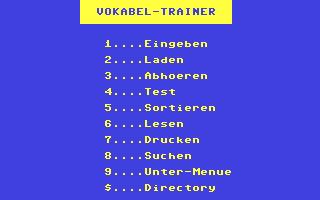 Screenshot for Vokabel-Trainer